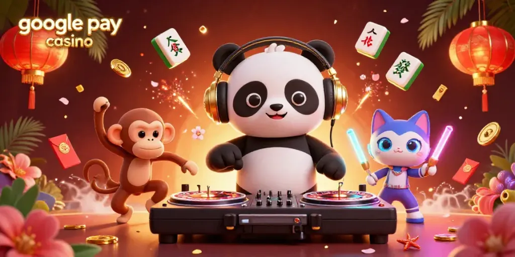 Experience the thrill of google pay casino gaming with dynamic 3D characters and elements set in an exciting atmosphere.
