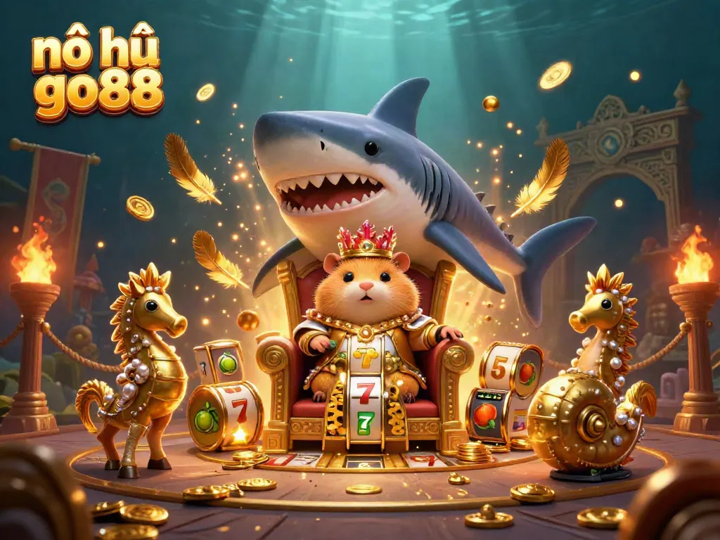 Immerse in the nổ hũ go88 experience with dynamic characters and vibrant casino elements.