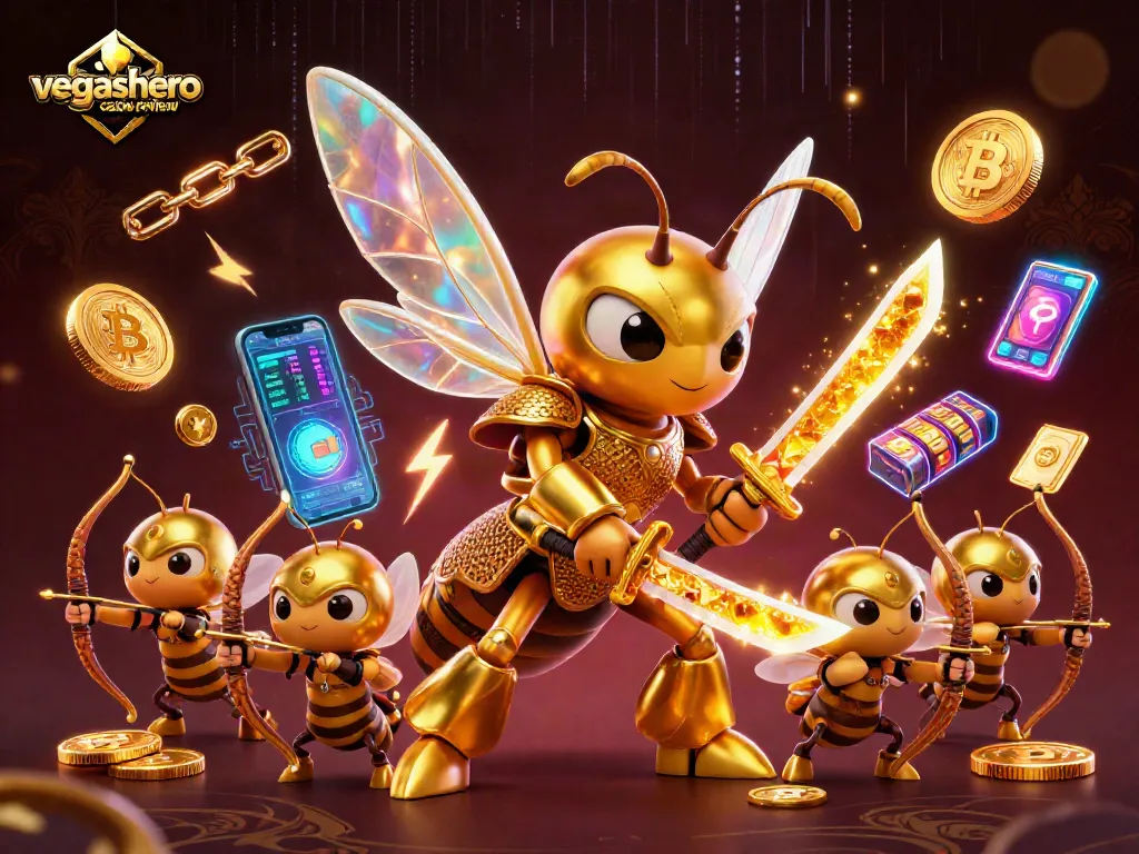 Engage with exciting gameplay in the vegashero casino review featuring vibrant 3D characters and crypto elements.